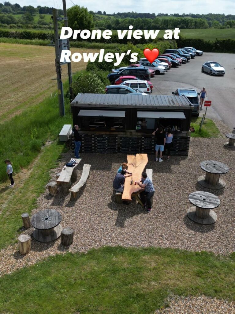 Drone view of Rowleys Cafe